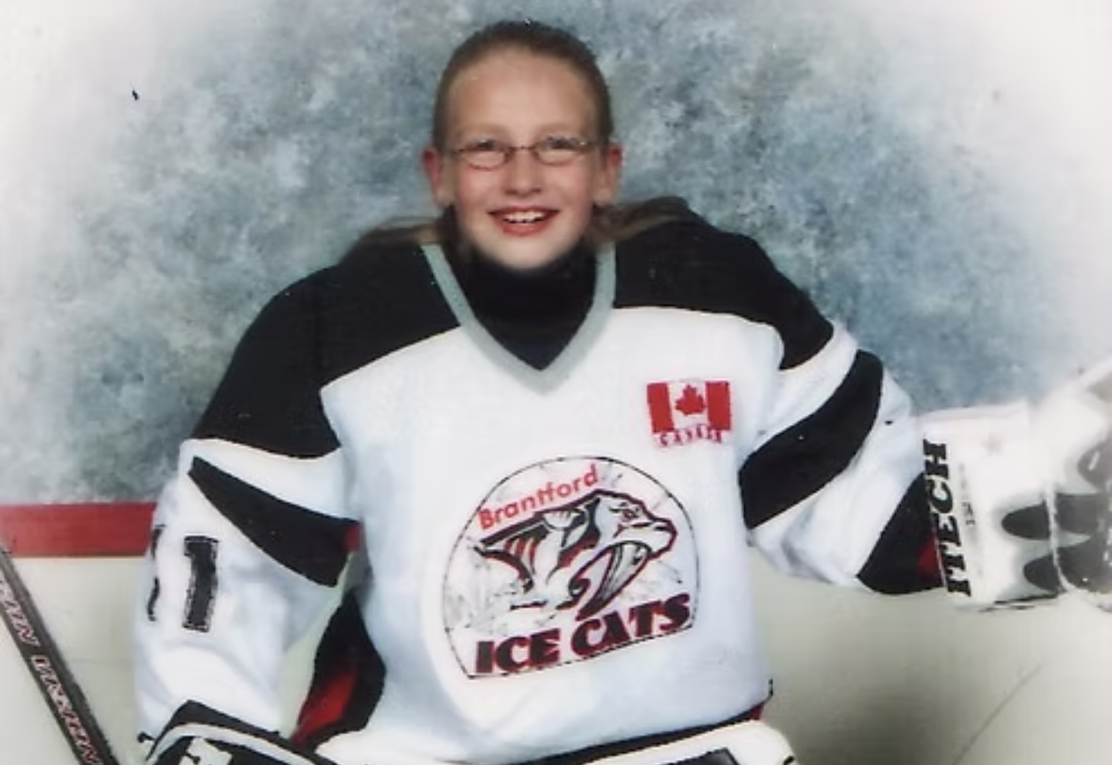 Taylor playing junior hockey
